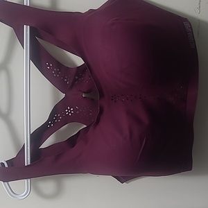 Burgundy Victoria secret Angel Max sports bra 38DD